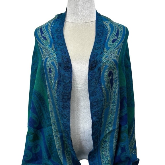 Huge Oversized Summer Scarf Beach Wrap Coverup - Picture 4 of 6